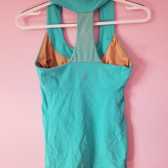 blue athletic tank top - Picture 2 of 3